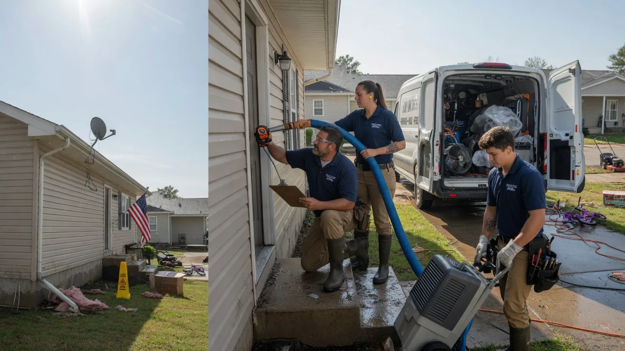 Ceiling Water Damage Restoration in Greenup, IL near me